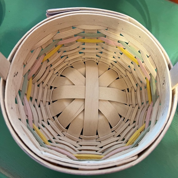 Longaberger 2001 White-Washed Small Easter White-Washed Set 🐣 - Picture 8 of 15